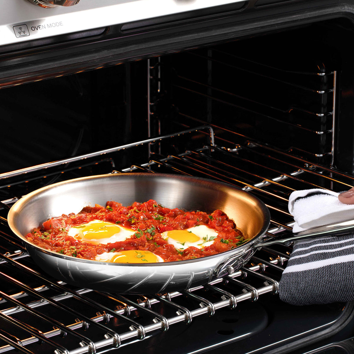 All-Clad - D3 Stainless Steel 12" Fry Pan with Lid - 41126