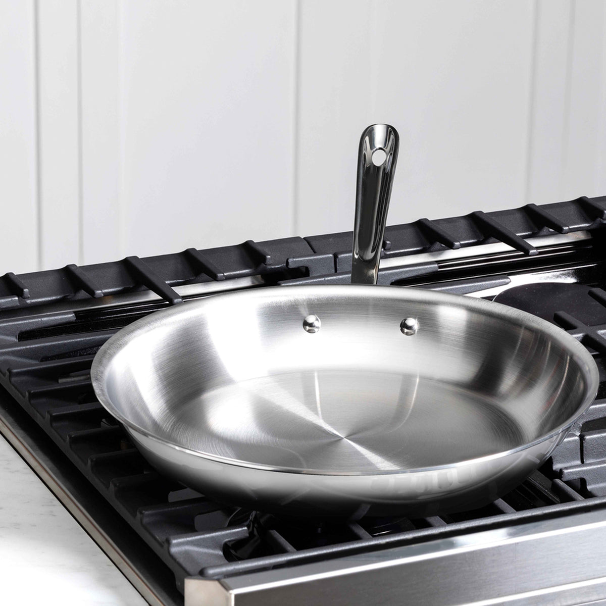 All-Clad - D3 Stainless Steel 12" Fry Pan with Lid - 41126
