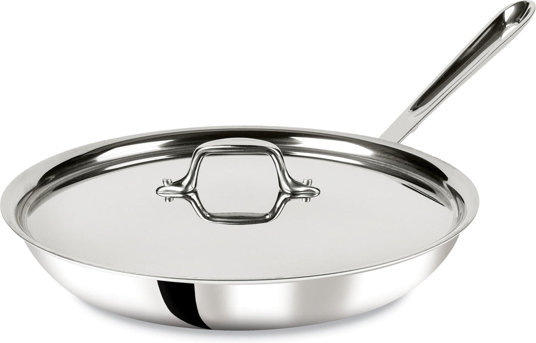 All-Clad - D3 Stainless Steel 12" Fry Pan with Lid - 41126