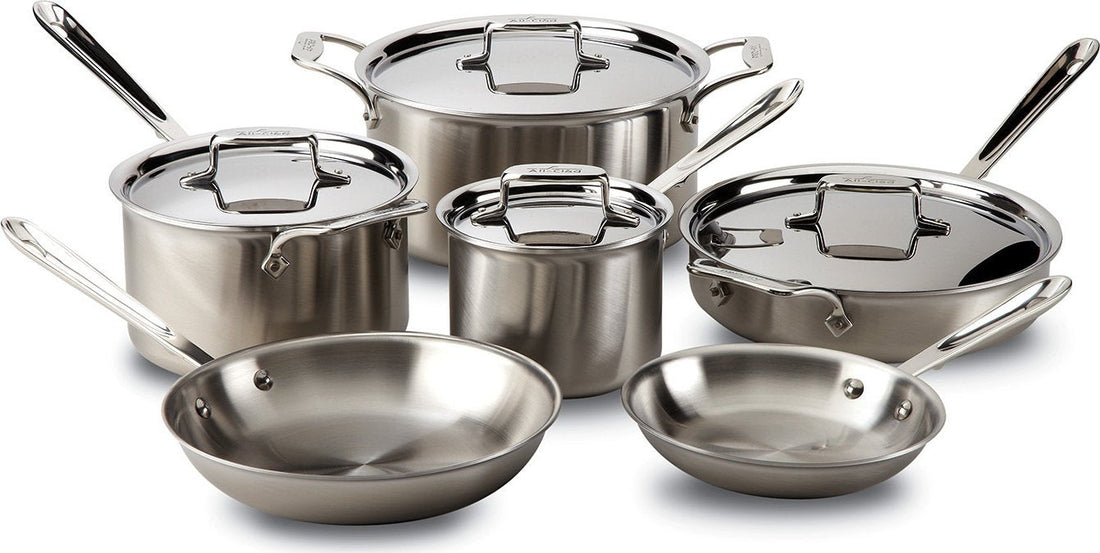 All-Clad - D5 Brushed 10 PC Cookware Set - BD005710-R