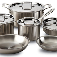All-Clad - D5 Brushed 10 PC Cookware Set - BD005710-R