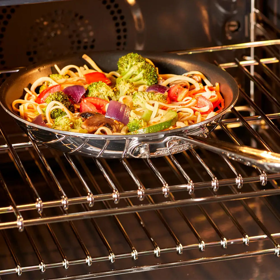 All-Clad - D5 Brushed Pro 12" Stainless Nonstick 5-ply Bonded Fry Pan - BD55112 NS R3 - DISCONTINUED