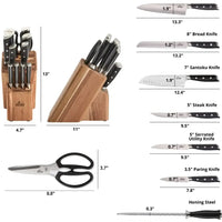 All-Clad - Forged Knives 12 Pcs Knife Block Set - K272SC64