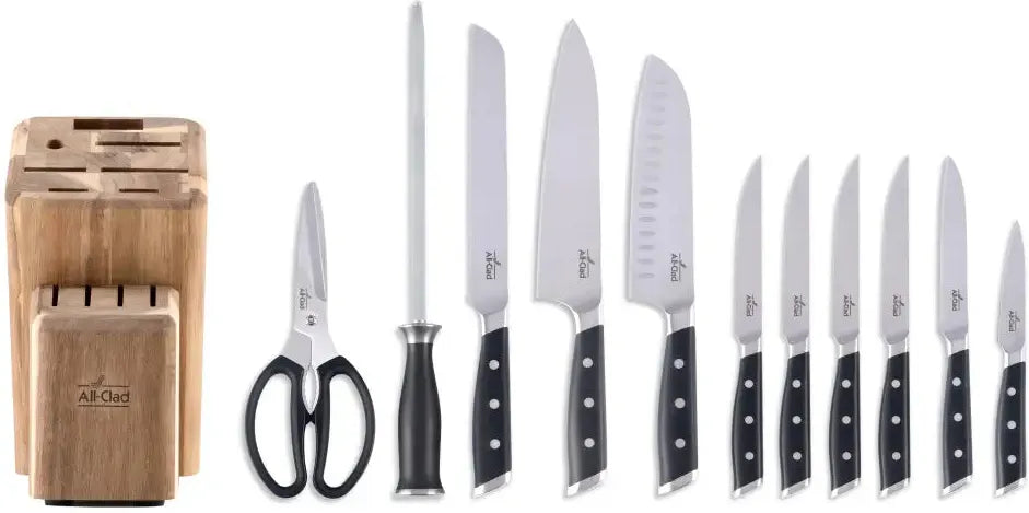 All-Clad - Forged Knives 12 Pcs Knife Block Set - K272SC64