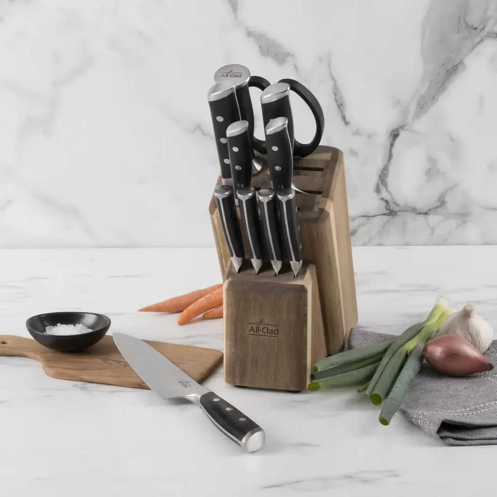 All-Clad - Forged Knives 12 Pcs Knife Block Set - K272SC64