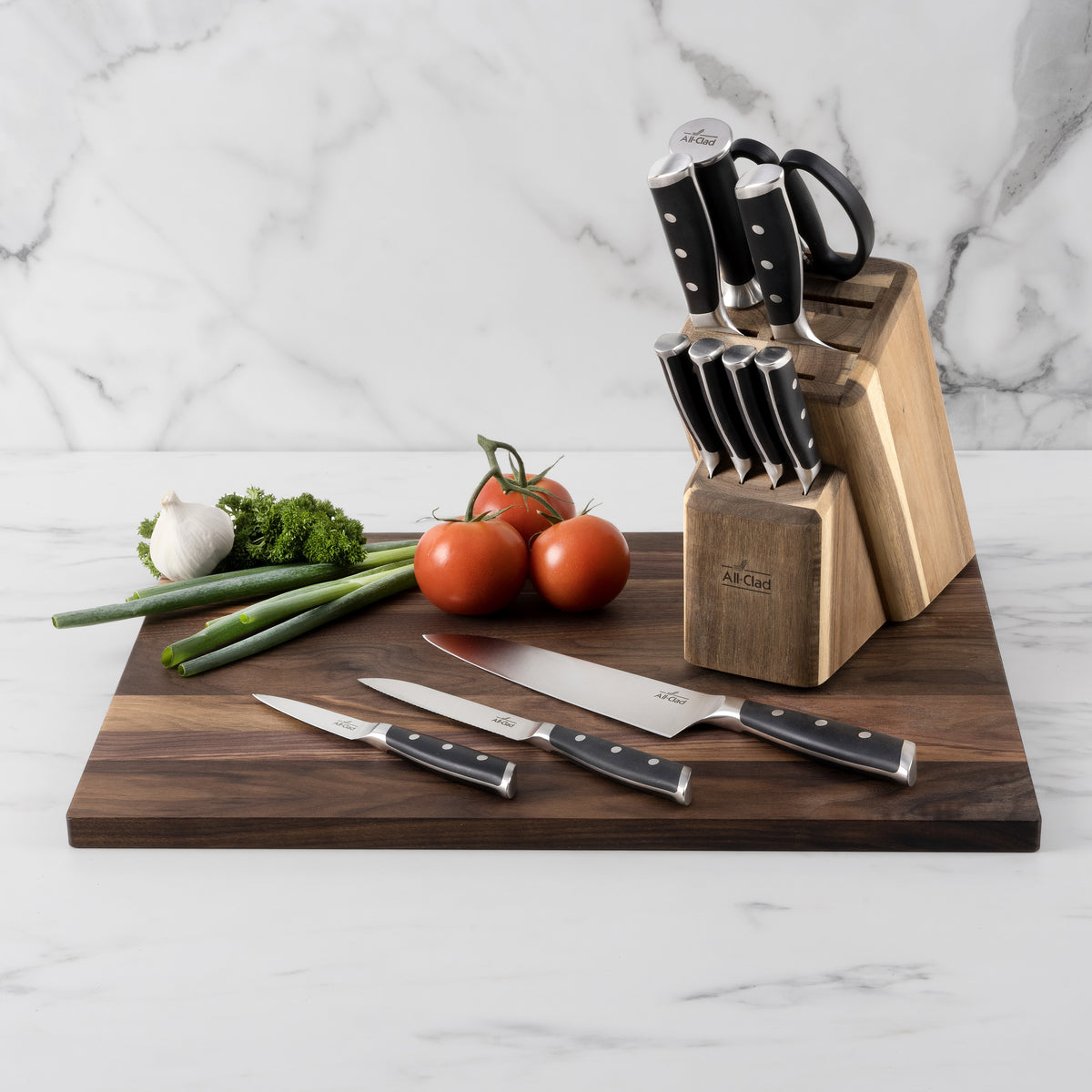 All-Clad - Forged Knives 12 Pcs Knife Block Set - K272SC64