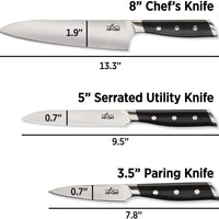 All-Clad - Forged Knives 3 Pcs Starter Set - K2720174