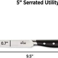 All-Clad - Forged Knives 5" Serrated Utility Knife - K2720964