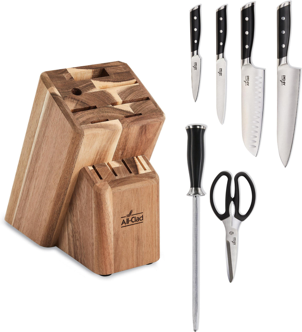 All-Clad - Forged Knives 7 Pcs Knife Block Set - K272S764