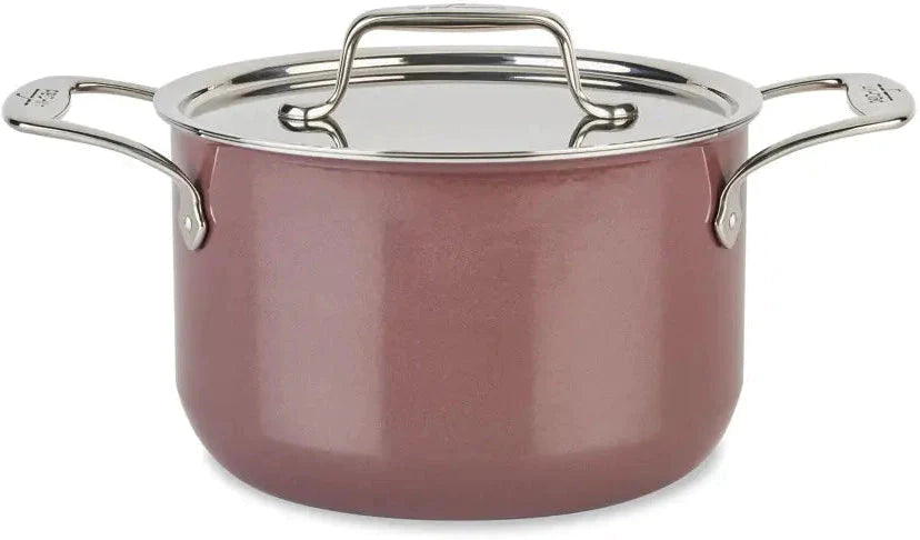 All-Clad - FusionTec 4 QT Soup Pot with Lid Rose Quartz - 515445290