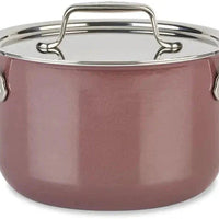 All-Clad - FusionTec 4 QT Soup Pot with Lid Rose Quartz - 515445290
