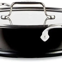 All-Clad - FusionTec 4.5 QT Non-Stick Universal Pan with Lid Onyx - 515425290