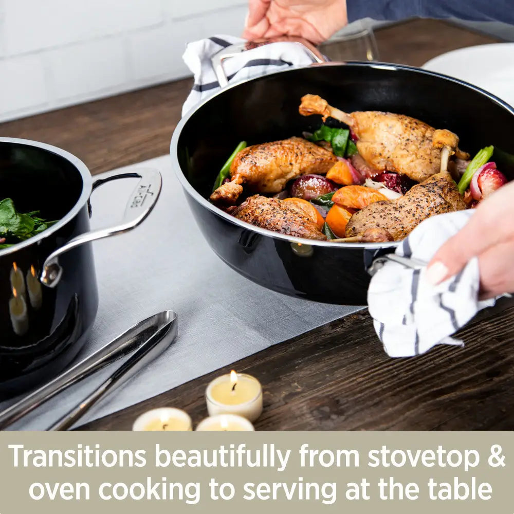All-Clad - FusionTec 4.5 QT Universal Pan with Lid Platinum - 515505290 - DISCONTINUED