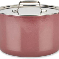 All-Clad - FusionTec 7 QT Stock Pot with Lid Rose Quartz - 515455290