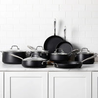 All-Clad - HA1 13 Pcs Hard-Anodized Non-Stick Cookware - E113SB64