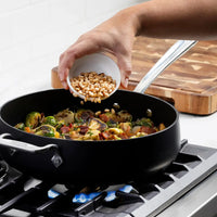 All-Clad - HA1 4 Qt Hard-Anodized Non-Stick Saucepan with Lid - E1133364