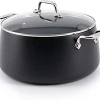 All-Clad - HA1 8 Qt Hard-Anodized Non-Stick Stockpot with Lid - E1135264