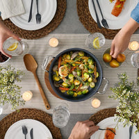 All-Clad - HA1 Gathering 4 Qt Non-Stick Universal Pan with Lid, Trivet and Serving Spoon - E1143S64