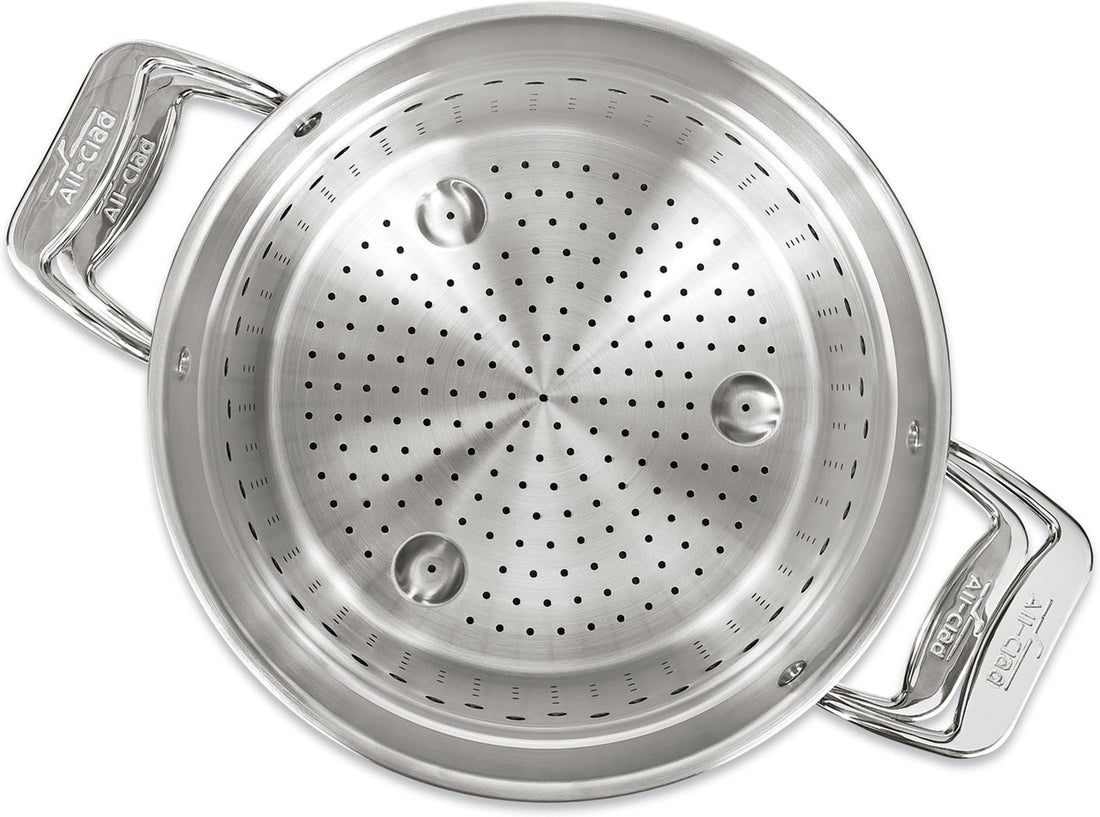 All-Clad - Simply Strain 8 QT Stainless Steel Multipot with Insert - E743S264
