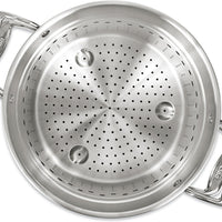 All-Clad - Simply Strain 8 QT Stainless Steel Multipot with Insert - E743S264