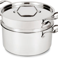 All-Clad - Simply Strain 8 QT Stainless Steel Multipot with Insert - E743S264