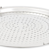 All-Clad - Simply Strain Stainless Steel 10.5" Strain & Splatter Guard - D5105SSCRN