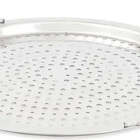 All-Clad - Simply Strain Stainless Steel 10.5" Strain & Splatter Guard - D5105SSCRN