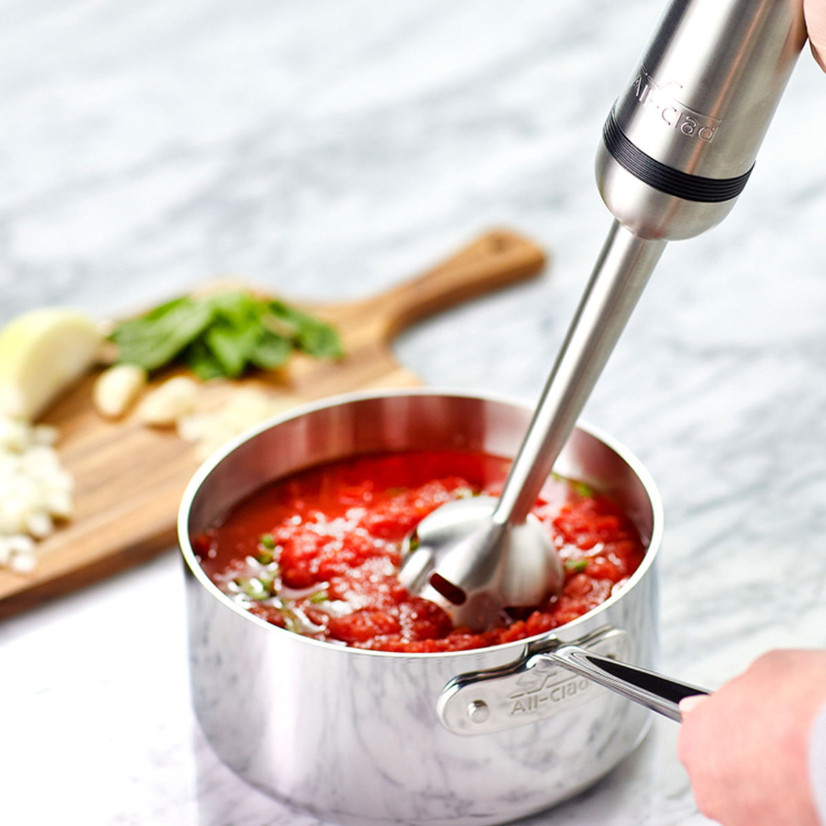 All-Clad - Stainless Steel Immersion Hand Blender - KZ750DGT - DISCONTINUED