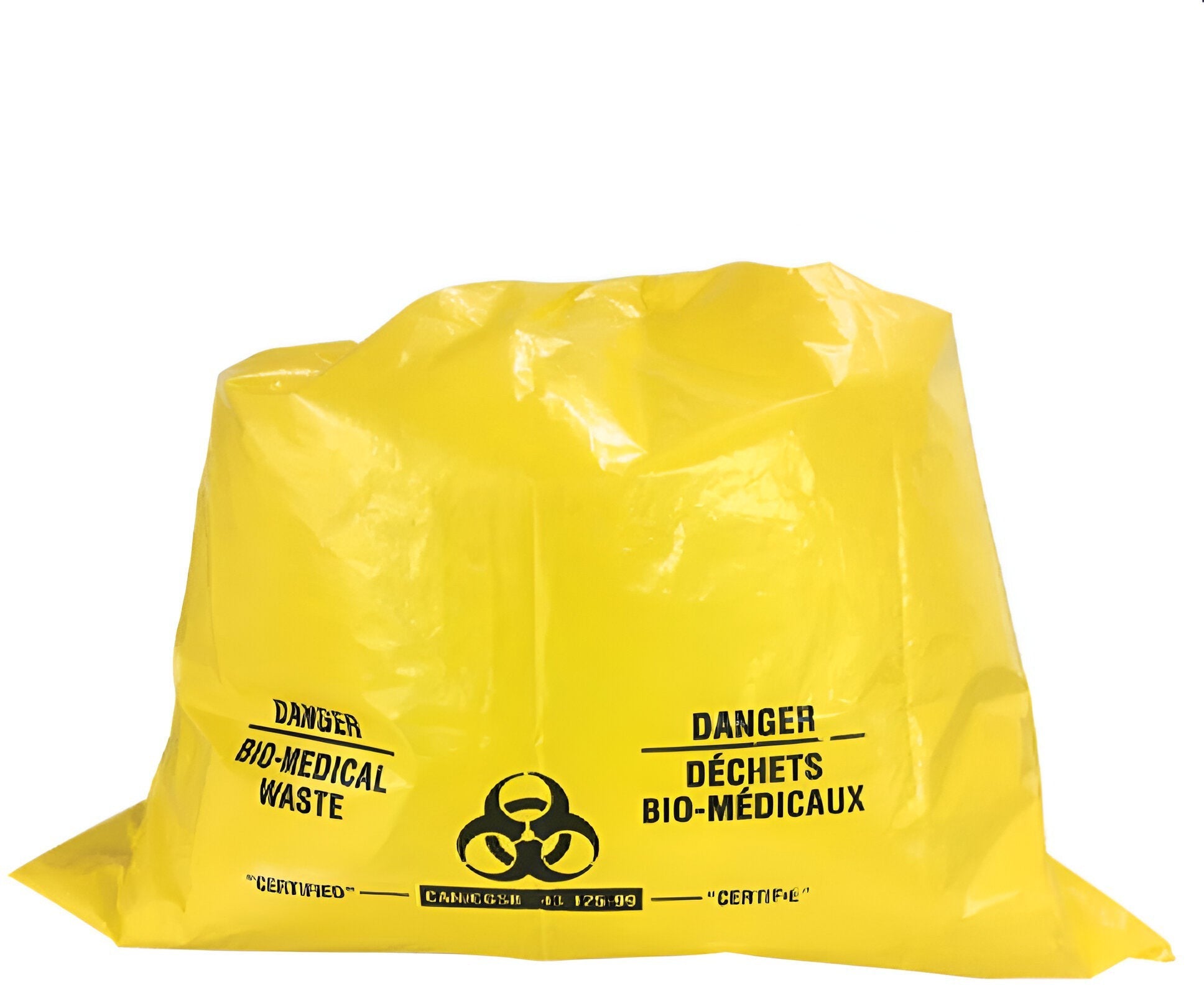 Alte-Rego - 39" X 46" Yellow Bio-Hazard Bag, 100/Cs - JD103