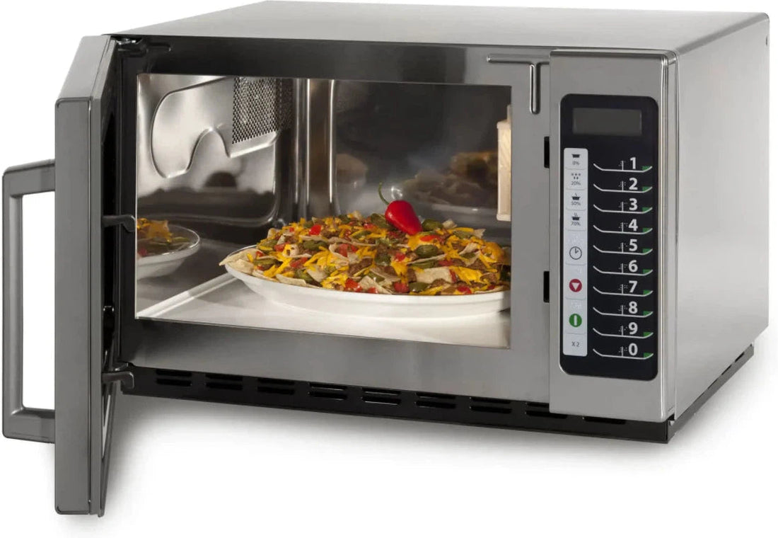 Amana - 1000W Menumaster Touch Control Medium Volume Commercial Microwave - MCS10TS