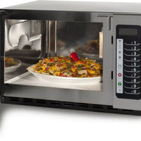 Amana - 1000W Menumaster Touch Control Medium Volume Commercial Microwave - MCS10TS