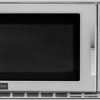 Amana - 1200W Medium Duty Stainless Steel Commercial Microwave - RFS12TS