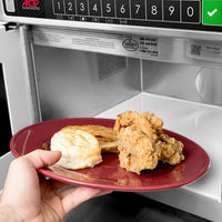 Amana - 1800W Heavy Duty Stainless Steel Commercial Microwave with Solid Door - HDC18SD2