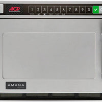 Amana - 1800W Heavy Duty Stainless Steel Commercial Microwave with Solid Door - HDC18SD2