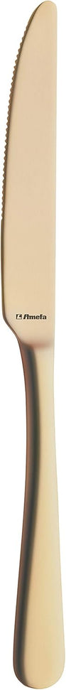 Amefa - Austin 18/0 Gold Stainless Steel Silverware Set, 20 Pcs - 1410AUVG28C09