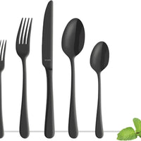 Amefa - Austin 18/0 Stainless Steel Flatware Set, 20 Pcs - 1410ATVG28C09