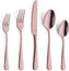 Amefa - Austin Matte Copper Flatware Set, 20 Pcs - 1410AEVG28C09