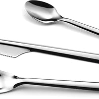 Amefa - Leaves ‎Stainless Steel Cutlery, Pack of 18 Travel 3 Pieces - 025905HC18AB1