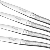Amefa - Lou Laguiole "Alphonse Ecorce" Steak Knife Setwith Wooden Box, 4 Pcs - 905064