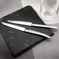 Amefa - Lou Laguiole "Alphonse Ecorce" Steak Knife Setwith Wooden Box, 4 Pcs - 905064