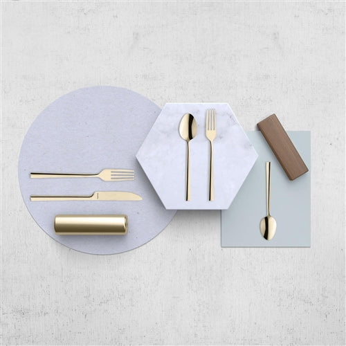 Amefa - Lou Laguiole Dallas Stainless Steel Champagne Flatware Set, 20 Pcs - 4107ZVTR20C09