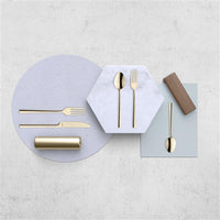 Amefa - Lou Laguiole Dallas Stainless Steel Champagne Flatware Set, 20 Pcs - 4107ZVTR20C09