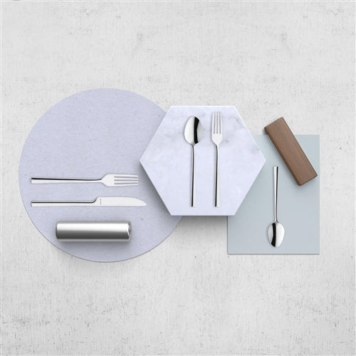 Amefa - Lou Laguiole Dallas Stainless Steel Silver Flatware Set, 20 Pcs - 410700TR20C09