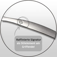 Amefa - Lou Laguiole Jet Stainless Steel Flatware Set with Mirror Finish, 24 Pcs - 251300AF14C40