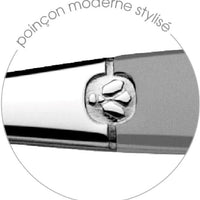 Amefa - Lou Laguiole Jet Stainless Steel Flatware Set with Satin Finish, 24 Pcs - 251306AF14C40