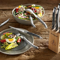 Amefa - Lou Laguiole Tradition 3 Piece Cheese Knife Set in Wooden Box - 2511MWWA00CS7