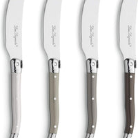 Amefa - Lou Laguiole Tradition 4 Pcs Butter Spreader Set with Wooden Box - 2511MYWA00BB4