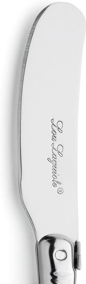 Amefa - Lou Laguiole Tradition 4 Pcs Butter Spreader Set with Wooden Box - 2511MYWA00BB4