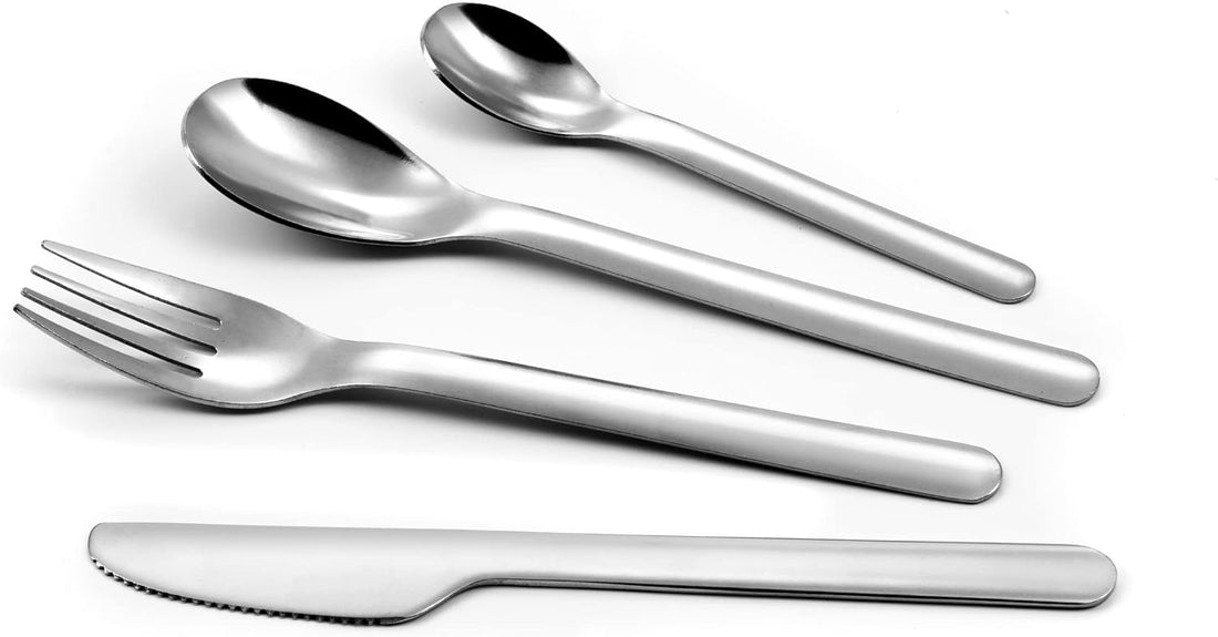 Amefa - Mobil Travel Cutlery Stainless Steel with Case, 4 Pcs - 059205PC04A42