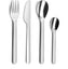 Amefa - Mobil Travel Cutlery Stainless Steel with Case, 4 Pcs - 059205PC04A42